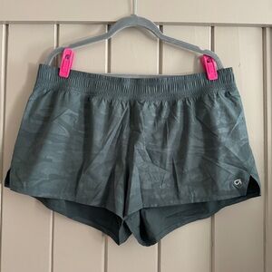 GAP Green Camo Running Shorts